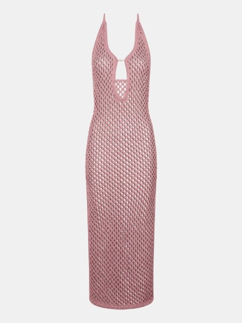 Chantelle Pulp Metallic pink strandkleid