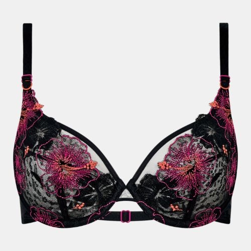 Chantelle Pulp Daydream schwarz/rot nicht geformter bh