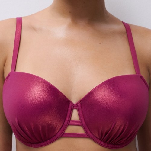Chantelle Pulp Metallic violett gemoldefer bikini bh