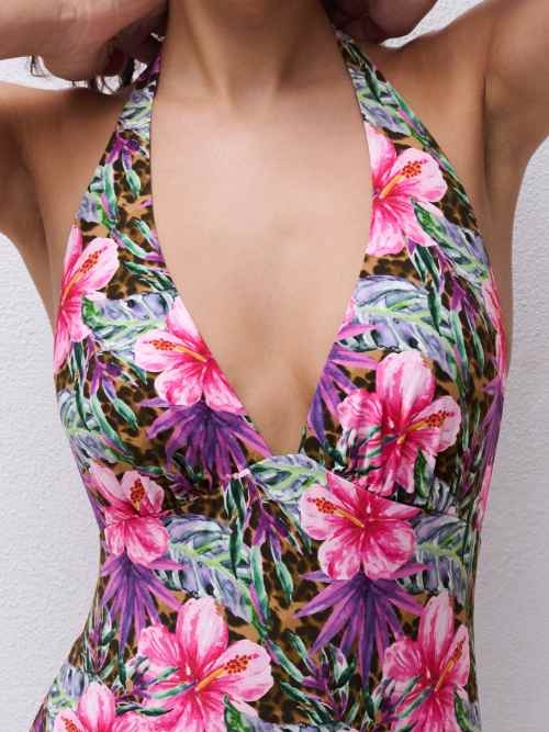 Chantelle Bademode Easy Pop pink/print badeanzüge