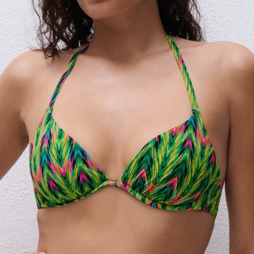 Chantelle Bademode Easy Pop grün unwattierter bikini bh