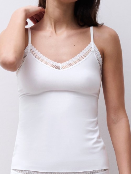 Chantelle Cozy Chic weiß spaghetti top