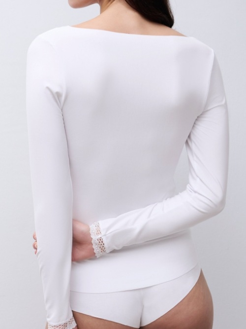 Chantelle Cozy Chic weiß shirt
