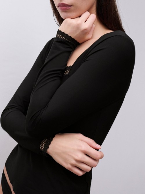 Chantelle Cozy Chic schwarz shirt