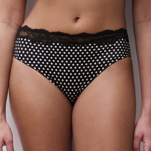 Chantelle Gloss schwarz/weiß slip