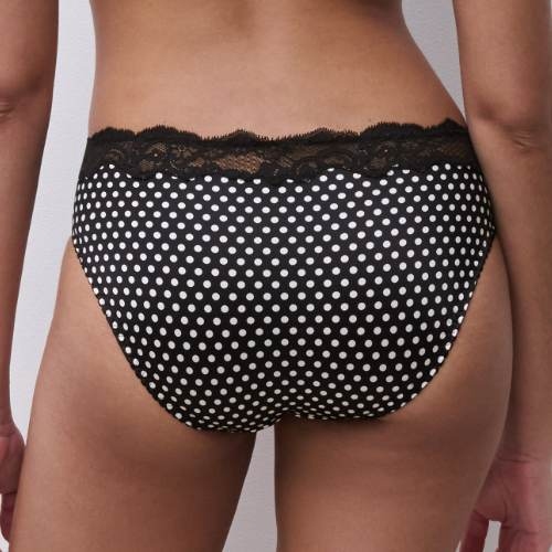 Chantelle Gloss schwarz/weiß slip