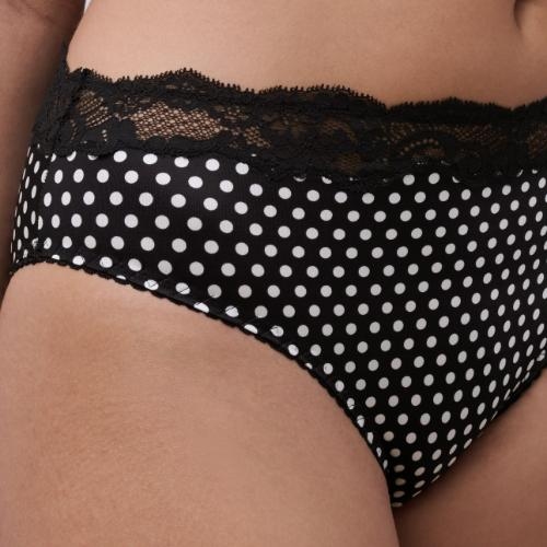 Chantelle Gloss schwarz/weiß slip