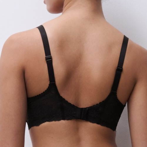 Chantelle Gloss schwarz/weiß push up bh