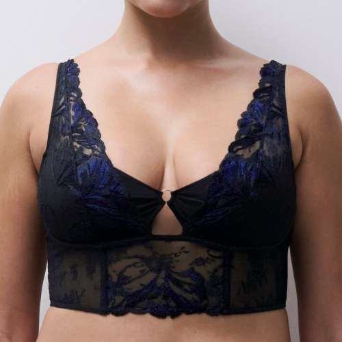 Chantelle Illusion schwarz nicht geformter bh