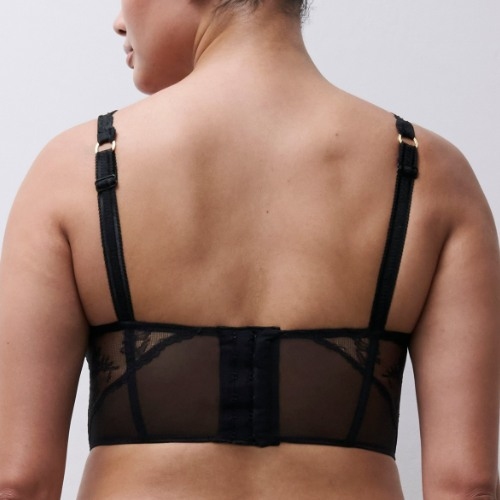 Chantelle Illusion schwarz nicht geformter bh