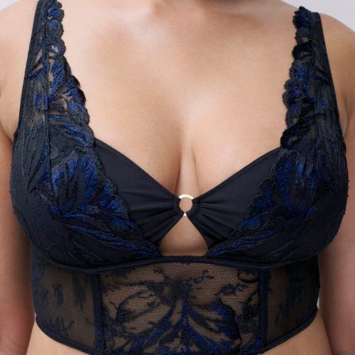 Chantelle Illusion schwarz nicht geformter bh