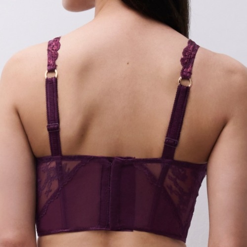 Chantelle Illusion aubergine nicht geformter bh