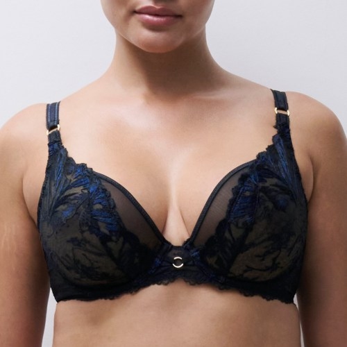 Chantelle Illusion schwarz nicht geformter bh