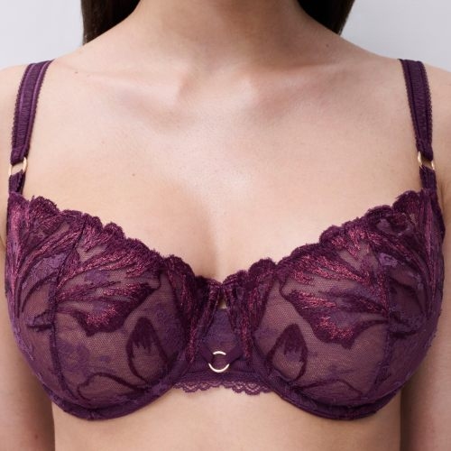 Chantelle Illusion aubergine nicht geformter bh