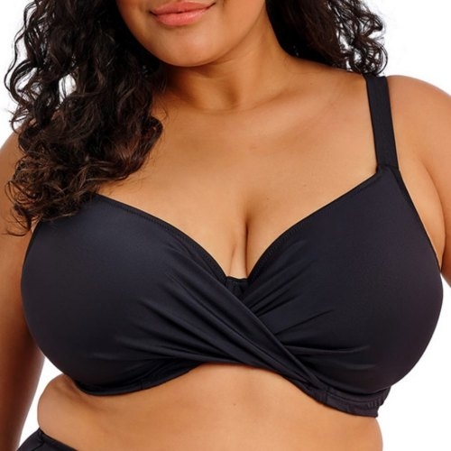 Elomi Schwimmen Plain Sailing schwarz gemoldefer bikini bh