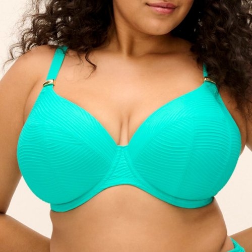 Elomi Schwimmen Cubanito jade tides unwattierter bikini bh