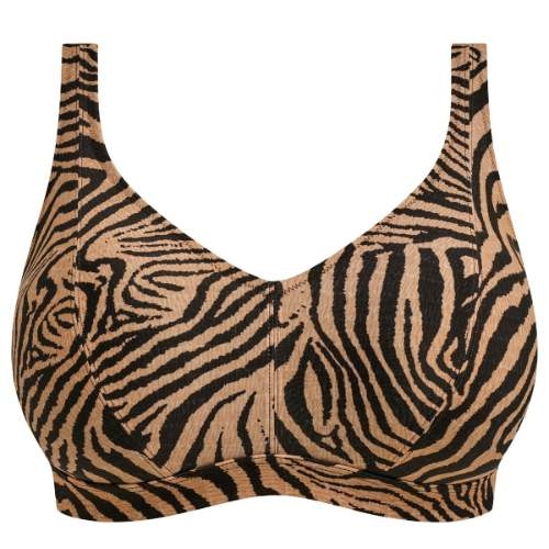Elomi Schwimmen Tortoli Bay braun/print unwattierter bikini bh