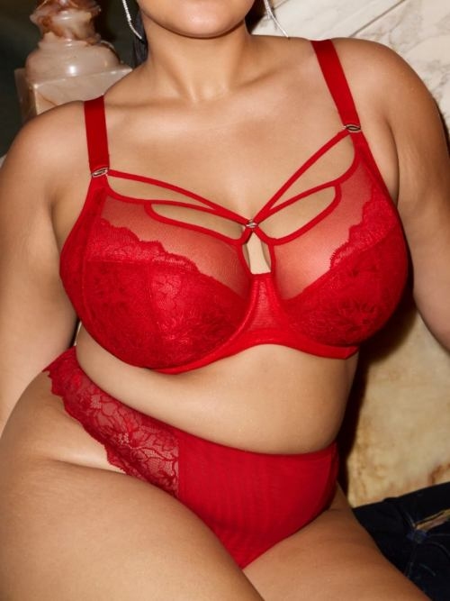 Elomi Brianna haute red string