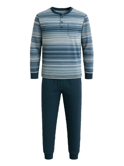 Charlie Choe Männer navy-blau pyjama