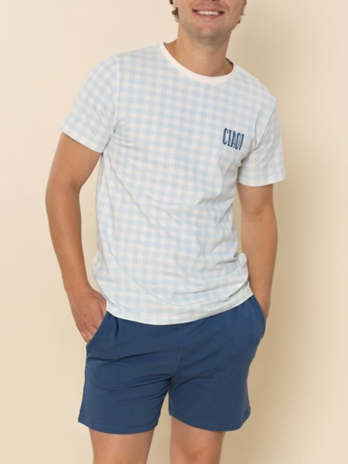 Charlie Choe Amalfi Coast blau shortama