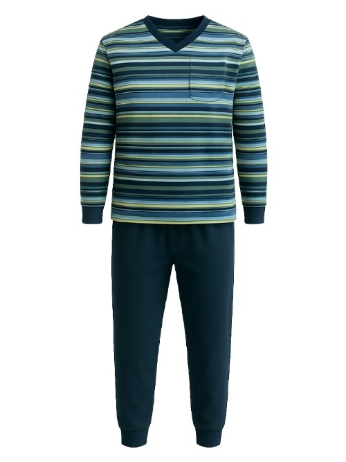 Charlie Choe Männer navy-blau pyjama