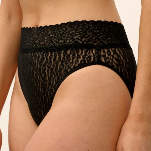 Wacoal Dessous High Bar schwarz hoher slip