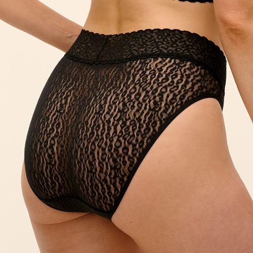Wacoal Dessous High Bar schwarz hoher slip