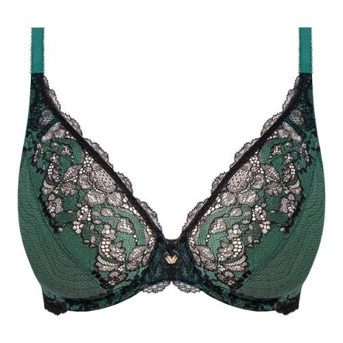 Wacoal Dessous Modern Affair silver pine/schwarz vorgeformter bh