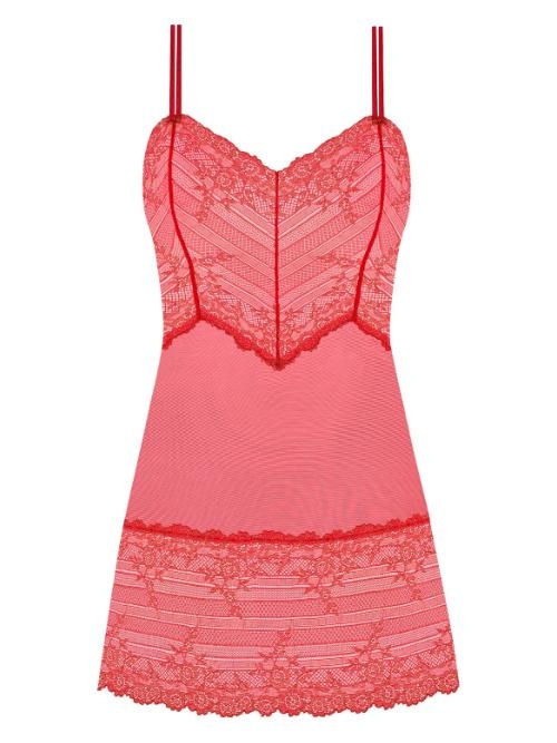 Wacoal Dessous Embrace Lace rot/pink slipdress