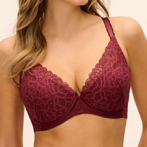 Wacoal Dessous B-smooth weinrot vorgeformter bh