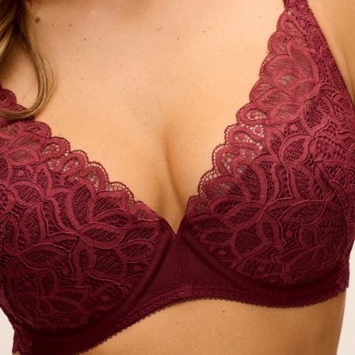 Wacoal Dessous B-smooth weinrot vorgeformter bh