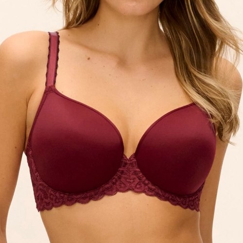 Wacoal Dessous B-smooth weinrot vorgeformter bh