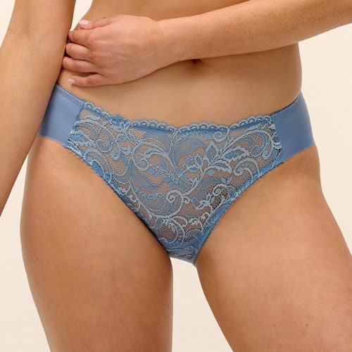 Wacoal Dessous B-smooth blue pearl slip