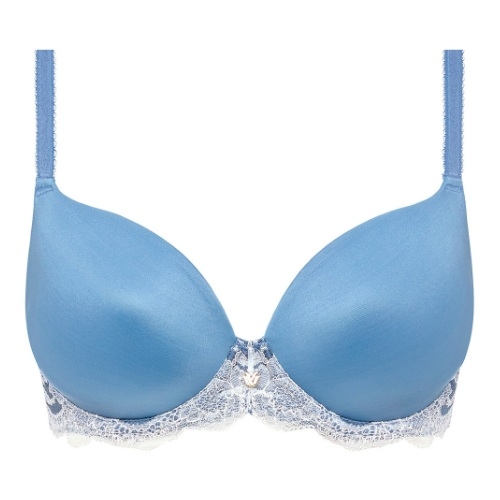 Wacoal Dessous Modern Affair blue drift/crystal gray vorgeformter bh