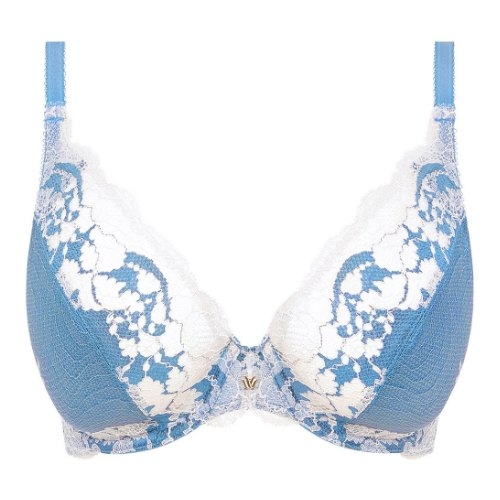 Wacoal Dessous Modern Affair blue drift/crystal gray vorgeformter bh