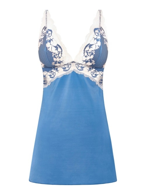 Wacoal Dessous Modern Affair blue drift/crystal gray slipdress