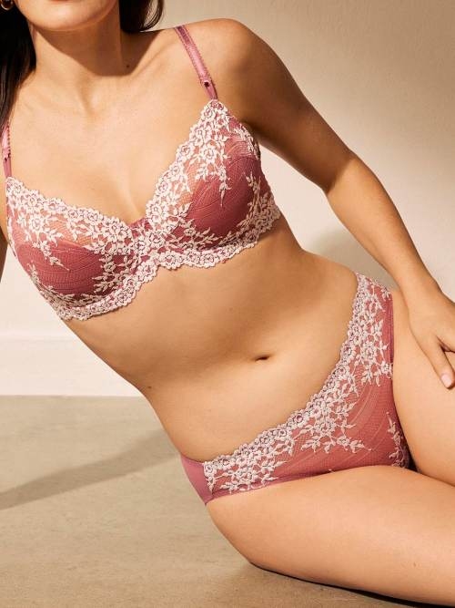 Wacoal Dessous Embrace Lace deco rose/schneeweiß slip