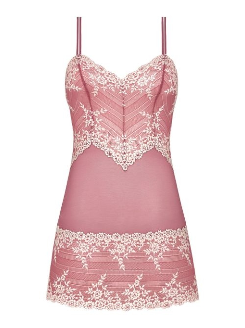 Wacoal Dessous Embrace Lace deco rose/schneeweiß slipdress