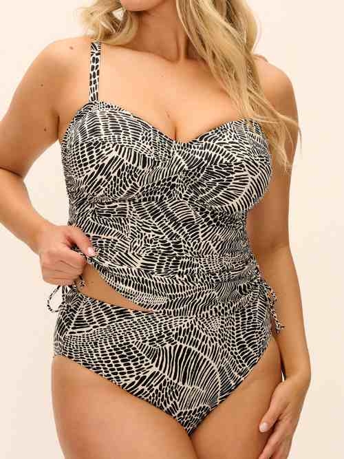 Fantasie schwimmen Bavaro Beach monochrome tankini top