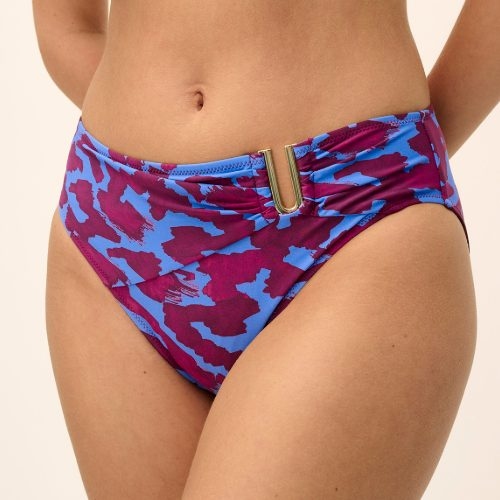 Fantasie schwimmen Merissa burgundy print bikini slip