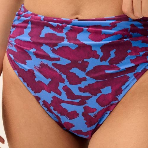 Fantasie schwimmen Merissa burgundy print bikini slip