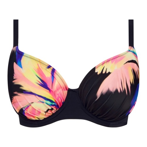 Fantasie schwimmen Waikiki Beach electric black gemoldefer bikini bh