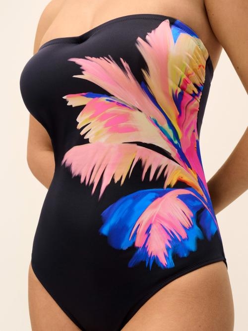 Fantasie schwimmen Waikiki Beach electric black badeanzüge