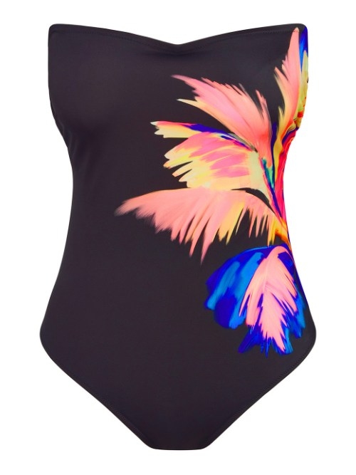 Fantasie schwimmen Waikiki Beach electric black badeanzüge
