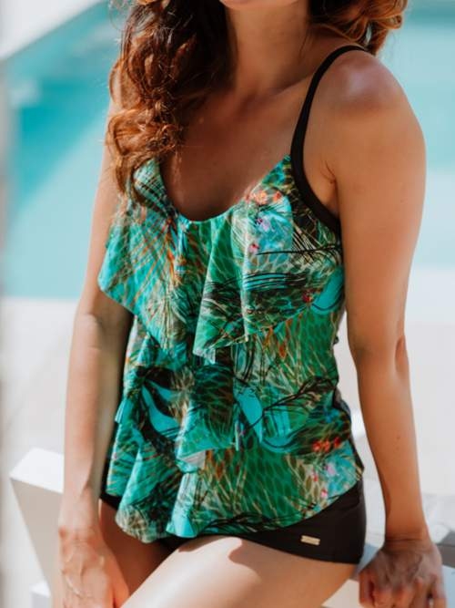 Mila Peacock grün/print set