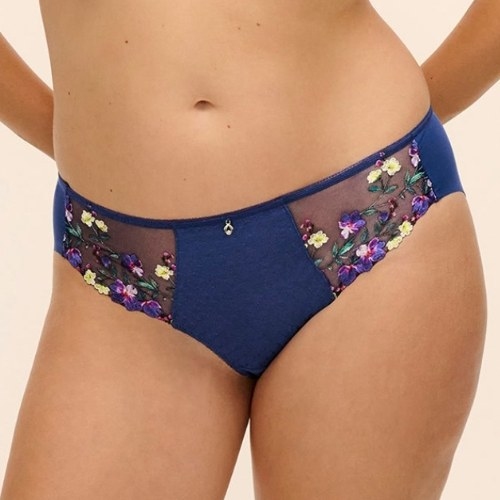 Fantasie-Dessous Marie blau brasilianischer slip