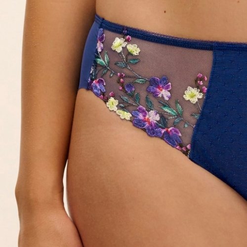 Fantasie-Dessous Marie blau brasilianischer slip