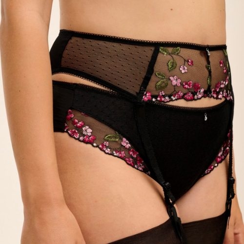 Fantasie-Dessous Eliyse schwarz strumpfhalter
