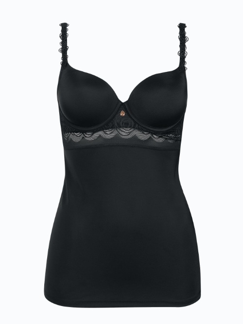 Lisca Ruby schwarz spaghetti top