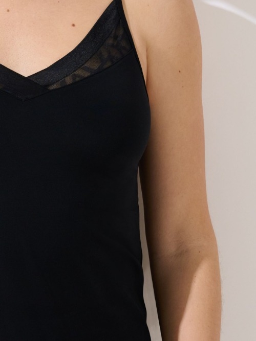 Lisca Opal schwarz spaghetti top